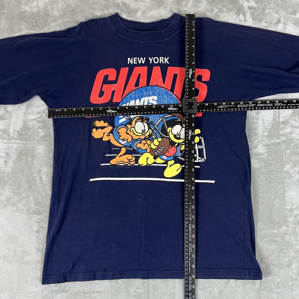 Vintage New York Giants Shirt Mens Large Blue NFL Football GARMENTGRAPHICS 90s - Picture 7 of 9